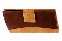 Two toned cork wallet
