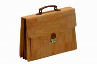 Expandable Natural Cork Skin Briefcase