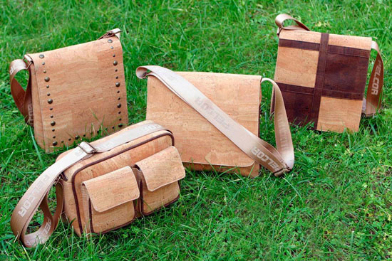 Assortment of Cork Handbags