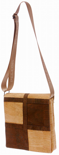Cork Patchwork Shoulder Bag