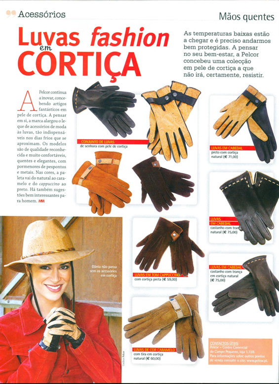 PELCOR Press - Beautiful Cork Gloves